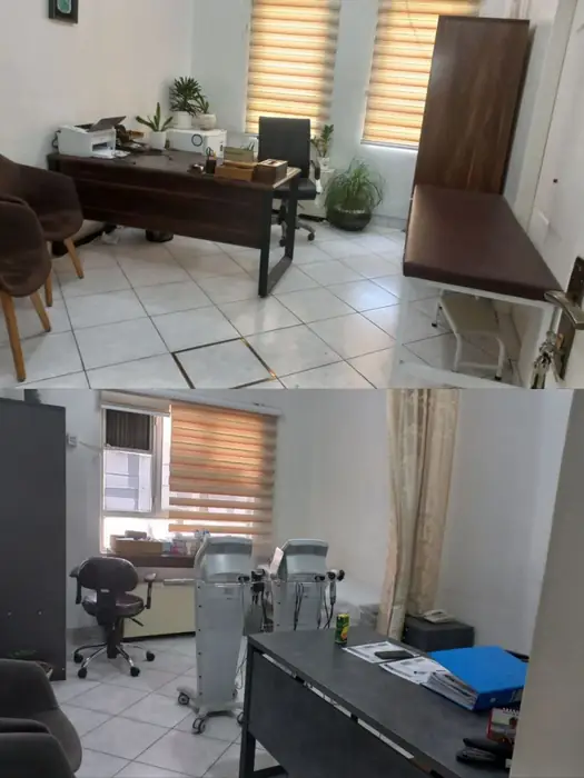 اجاره دو اتاق مبله از مطب واقع در ساختمان پزشکان جنب بیمارستان تهران کلینیک در تهران