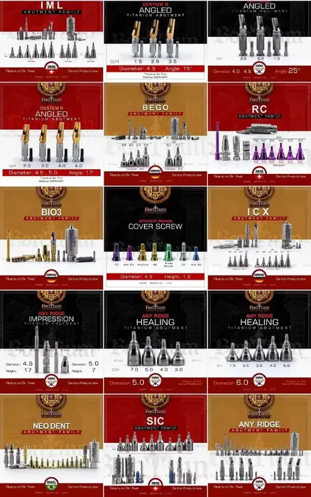 فروش قطعات پروتزی و ایمپلنت با برندهای گوناگون در تهران