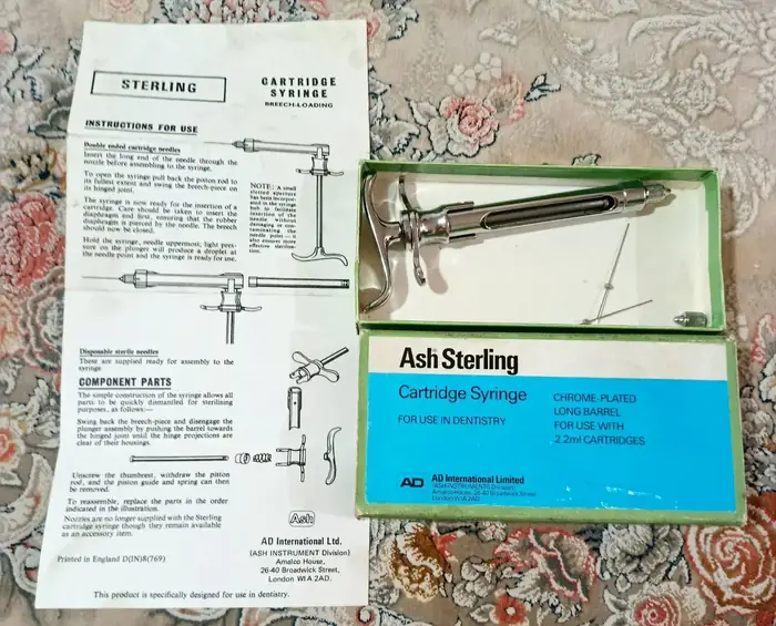 فروش سرنگ تزریق دندانپزشکی آمریکایی اصل در رباط‌کریم تهران
