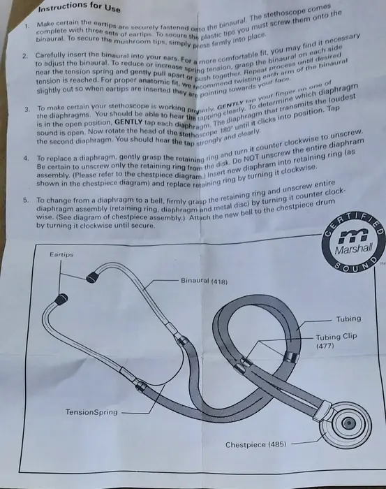 فروش گوشی پزشکی نو و آکبند در مشهد